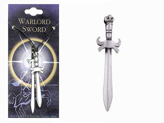 Sword Pewter Pendant - WARLORD SWORD